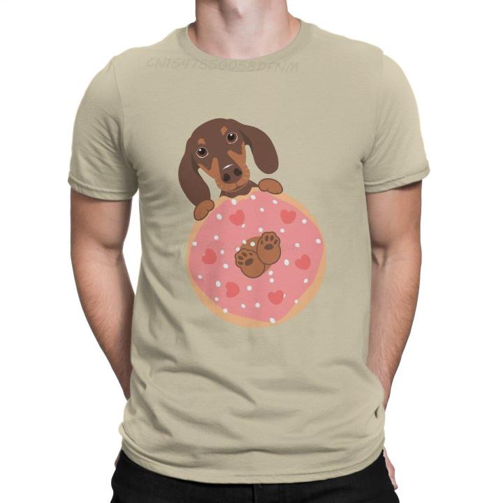 love-chocolate-dachshund-donut-mens-t-shirts-sausage-dog-vintage-tee-shirt-men-t-shirts-summer-tops-t-shirts-cotton-new-arrival