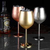 European Luxury Champagne Glasses Stainless Steel Goblet Creative tail Glass Ho Restaurant Bar K Retro Wine Glass