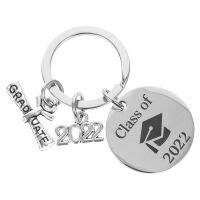 【LZ】☇▫✢  Aço inoxidável graduação Keychain saco pingente chaveiros anel titular presente acessório