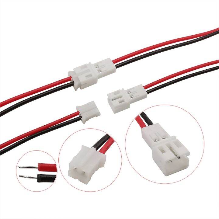 2-5-10-pair-jst-1-25-ph-2-0-xh-2-54-sm-2p-female-plug-connector-with-wire-cable-micro-jst-2-pin-connectors