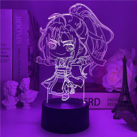 น่ารัก Untamed แกะสลักอะคริลิค Led Night Light Mo Dao Zu Shi Wei Wuxian Lan Wangji Q รุ่นรูป3D โคมไฟตั้งโต๊ะ Decor