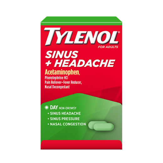 Tylenol | Sinus + Headache Daytime (24 Caplets) | Lazada PH