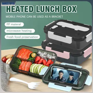 New 850ML Double Layer Lunch Box Portable Compartment Fruit Food