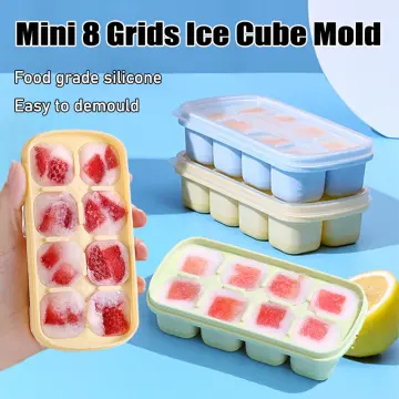 Mini 6 Grids Soft Silicone Ice Cube Tray Ice Mold Ice Cream Maker