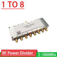 5-1000Mhz Power Divider RF Power Splitter 1ถึง8 Power Divider Combiner สำหรับ UHF VHF 433M 315M 915M FM Ham วิทยุเครื่องขยายเสียง