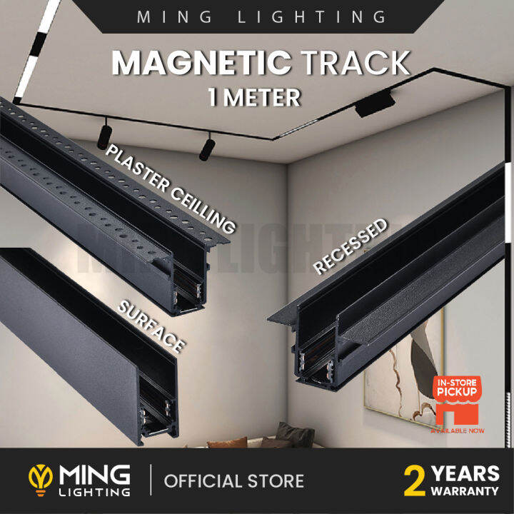 LED Track Light Bar 1m Recessed Surface Plaster Ceiling