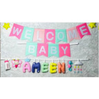 ป้ายชื่อเด็ก Baby banner ธงประดับ