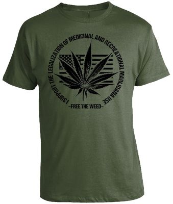 Weeds Legalization Men Tshirt Cotton Stranger Things Design T Shirt