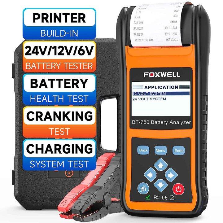 【with Printer】Foxwell BT780 6V/12V/24V Battery Tester 1002000CCA
