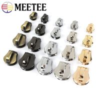 ❀¤◊ 10/30Pcs 3/5/8/10 Zipper Puller Slider For Metal Zippers Tape Garment Zips Repair Kit Luggage Bag Jacket DIY Sewing Accessories