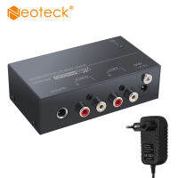 Neoteck PP400 Phono Preamplifier Audiophile Mm Phono Preamp Preamplifier ที่มีระดับการควบคุม RCA อินพุตและเอาต์พุตอินเทอร์เฟซ