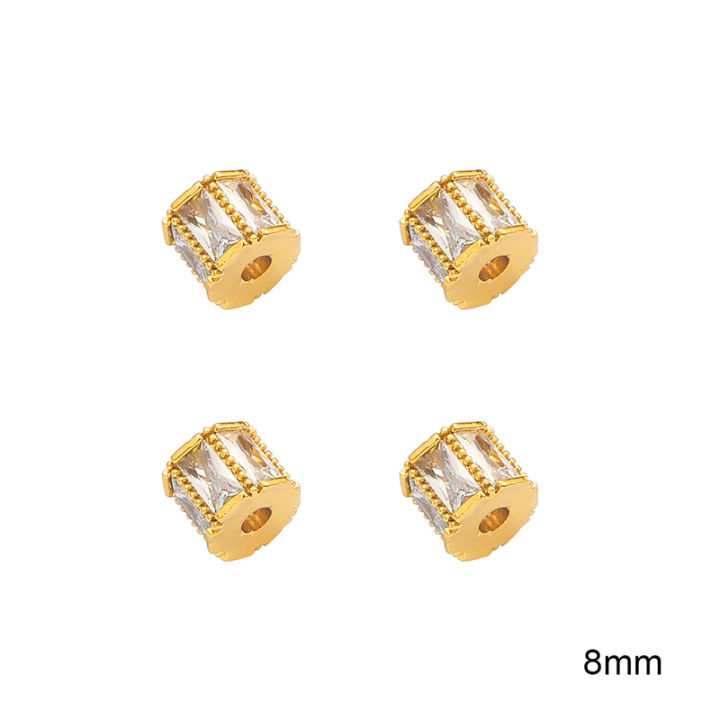 1pc-แฟชั่นน่ารักทรงกระบอกกลม-disk-charms-18k-ชุบทองทองเหลือง-charm-จี้-zircon-หินสำหรับ-diy-สร้อยคอทำเครื่องประดับต่างหู