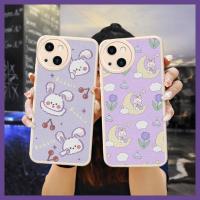 taste luxurious Phone Case For iphone13 Mini personality simple Cartoon leather dust-proof cute protective Back Cover