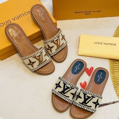 【high quality】original 2022 spring and summer new slippers women wear fashion old flower sandals slippers summer new style womens shoes slippers for women slides outside wear sandals for women