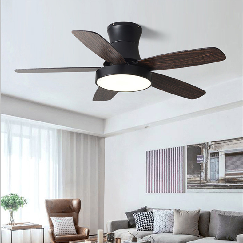 Ceiling Fan Light Remote Control Chandelier Light Modern Living Room 4 Style 