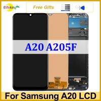 Original LCD For Samsung A20 A205 A205F Display Touch Screen A205GN A205G Digitizer Assembly Screens Replacement 100 Tested