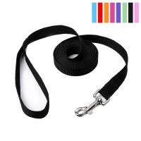 Nylon Dog Leash for Small Dogs and Cats 1.5*120cm Colorful Pet Puppy Kitten Collar Lead Strap Belt for Running Training Walking Leashes