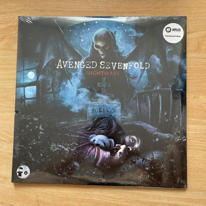 แผ่นเสียง-avenged-sevenfold-nightmare-2-x-vinyl-lp-album-limited-edition-blue-translucent-แผ่นเสียงมือหนึ่ง-ซีล