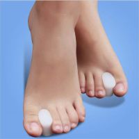 2Pcs Silicone Foot Finger Toe Separator Adjuster Hallux Valgus Pedicure Corrector Feet Care Bunion Bone Thumb Valgus Protector Shoes Accessories