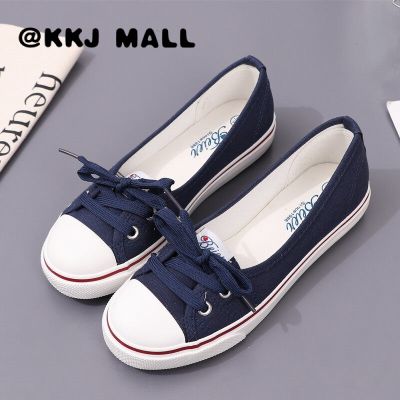 KKJ MALL Korean Style Canvas Shoes For Women Literature And Art Kasut Perempuan Casual Women Shoes 2022 new