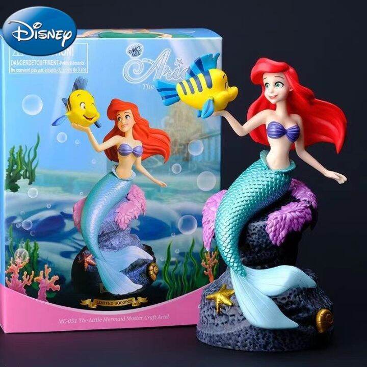 zzooi-disney-ariel-princess-action-figure-19cm-the-little-mermaid-ariel-figuras-anime-model-toys-dolls-disney-accessories-decor-gifts