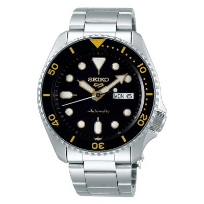 James Mobile นาฬิกาข้อมือยี่ห้อ Seiko 5 Sports รุ่น SRPD57K1 นาฬิกากันน้ำ 100 เมตร นาฬิกาสายสแตนเลส