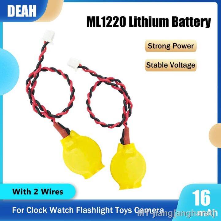ML1220 ML 1220 3V Lithium Rechargeable Battery CMOS RTC Button Cell For ...