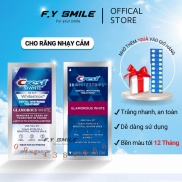 Miếng dán trắng răng Crest 3D White Glamorous Sản phẩm cho răng nhạy cảm