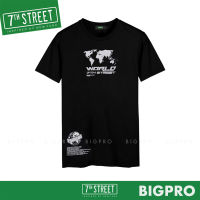 7th Street เสื้อยืด แนวสตรีท รุ่น Final collection (ดำ) WOS002 ของแท้