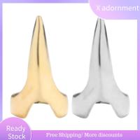 X ADORNMENT 5pcs ขายส่ง หิน เล็บ สไปค์ พังค์ กอธิค แหวน กรงเล็บ นิ้ว