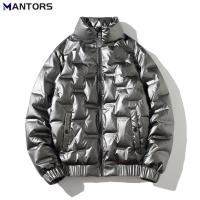 ZZOOI MANTORS Winter White Duck Down Jacket Mens Thicken Warm Down Jacket Casual Parkas Coat Windproof Reflective Coating Outerwear