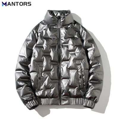 ZZOOI MANTORS Winter White Duck Down Jacket Mens Thicken Warm Down Jacket Casual Parkas Coat Windproof Reflective Coating Outerwear