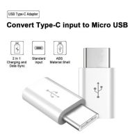 HESMAR 2pcs สากล แบบพกพา มินิ ไมโคร USB 2.0 USB หญิงเพื่อพิมพ์ C ชาย ตัวแปลง การถ่ายโอนข้อมูล อะแดปเตอร์