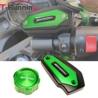 Motorcycle CNC Front Rear Brake Fuel Reservoir Cover Fluid Cylinder Cap For Kawasaki Ninja ZX-25R zx 25r ZX25R 2021