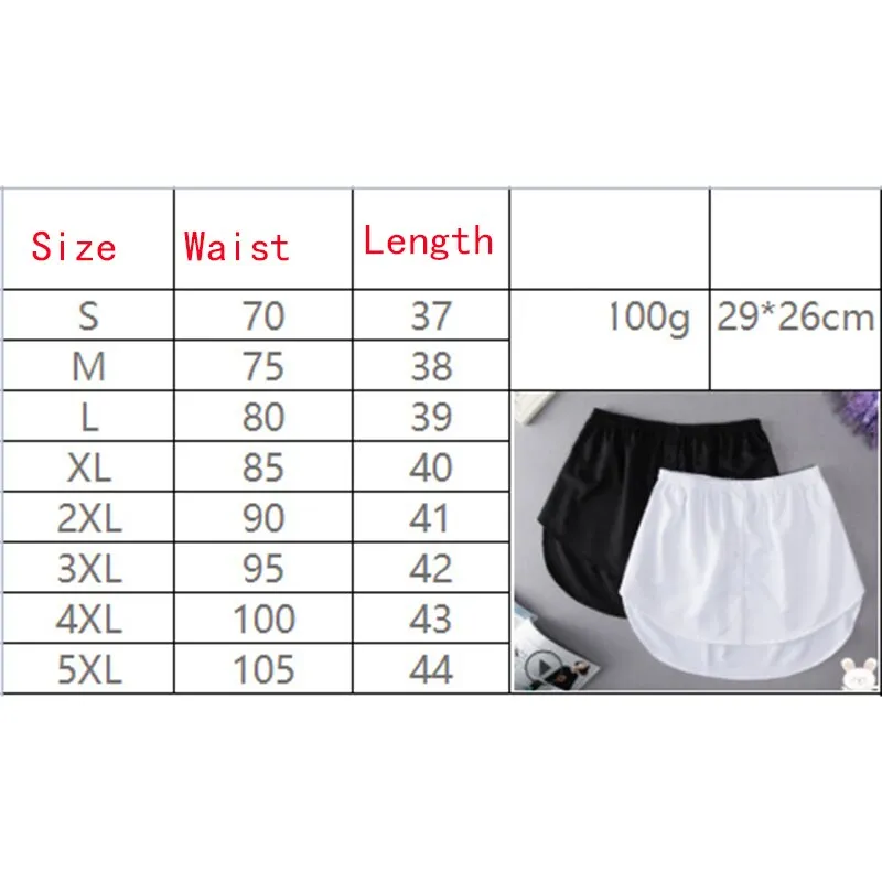 Women's Mini Shirt Extensions Adjustable Layering Fake Top Lower Sweep Shirt  Extender Hem Elastic Waist Mini Skirt Hem