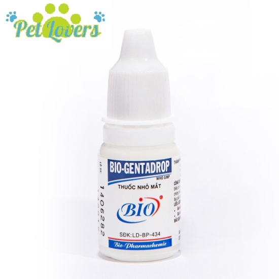 Bio gentadrop - thuốc nhỏ mắt cho chó mèo 10ml - ảnh sản phẩm 2