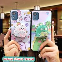 drift sand Durable Phone Case For Nokia C02/TA-1522 Cartoon Cute protective Soft Case Anti-knock Anti-dust glisten TPU