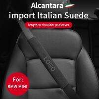 Automotive Interior Safety Belt Shoulder Guards Extended Alcantara Suede Shoulder Guards Suitable For BMW Mini F56 F55 F54 F57 Accessories