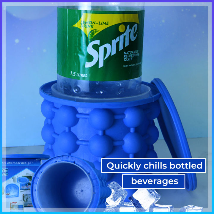 Ice Cube Maker Bucket Mold Cooler Makes Small Nugget Ice Chips For