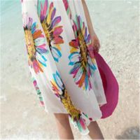 FN946N Women Beach Dress Sexy Sling Beach Wear Dress Sarong Bikini Cover-ups Wrap Pareo Skirts Towel Open-Back Swimwear