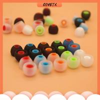 COVETX 12pcs 3.8mm ยาง อ่อนนุ่ม หูฟัง เคล็ดลับหูซิลิโคน หูฟัง หูฟังอินเอียร์ แผ่นรองหูฟัง