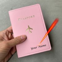 Customized Passport Cover with Names and Logo Travel Personalized Passport Cover Engraved Passport Holder Card Holders