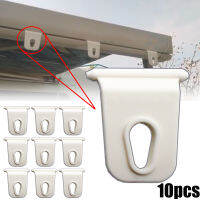 10Pcs สีขาวกันสาด Hook ติดตั้งง่ายรองเท้าหมวกแขวน Organizer Rack Hook สำหรับ RV Caravan Camper Outdoor Travel เสื้อผ้าแห้ง