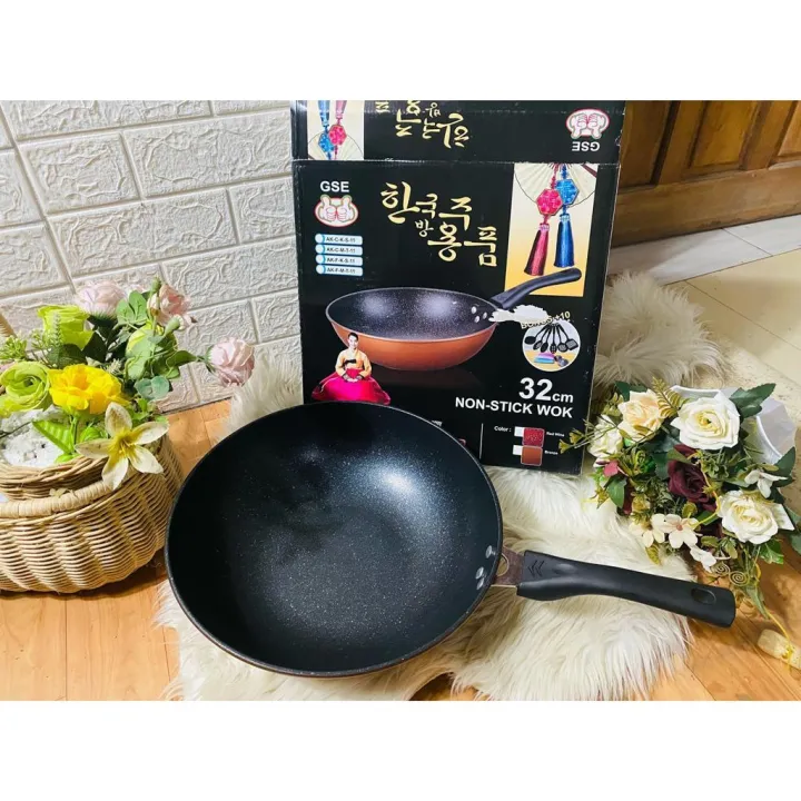 Wok Pan Korea 32cm/ Wok Pan Korea teba / WOK PAN 32 CM Japan ( Panci