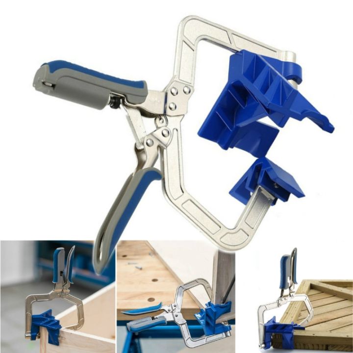 new-auto-adjustable-90-degree-right-angle-woodworking-clamp-quick-clamp-pliers-picture-frame-corner-clip-hand-tool-t-clamp