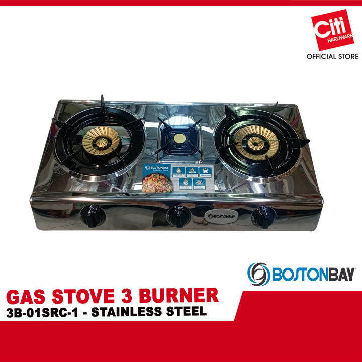 Boston Bay Gas Stove 3 Burner Lazada PH