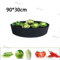 50 Gallons Garden Raised Bed Round Planting Container Growing Bags 90*30cm Fabric Planter Pot For Plants Nursery PotYB23TH