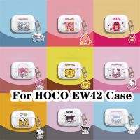 【Discount】 For HOCO. EW42 Case Cartoons Transparent Kulomi for HOCO. EW42 Casing Soft Earphone Case Cover