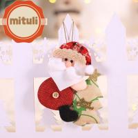 MITULI การตกแต่งบ้าน ปีใหม่ น่ารัก อ่อนนุ่ม DIY ตกแต่ง เครื่องประดับคริสต์มาส ตุ๊กตา ตกแต่งต้นคริสต์มาส จี้ห้อย