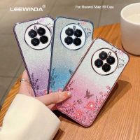 สำหรับ Huawei Mate 50เคสโทรศัพท์ลายสวนด้วยไฟฟ้าพร้อมแผ่นผงชิมเมอร์ผิวนอกเนื้อนิ่ม TPU ฝาหลัง